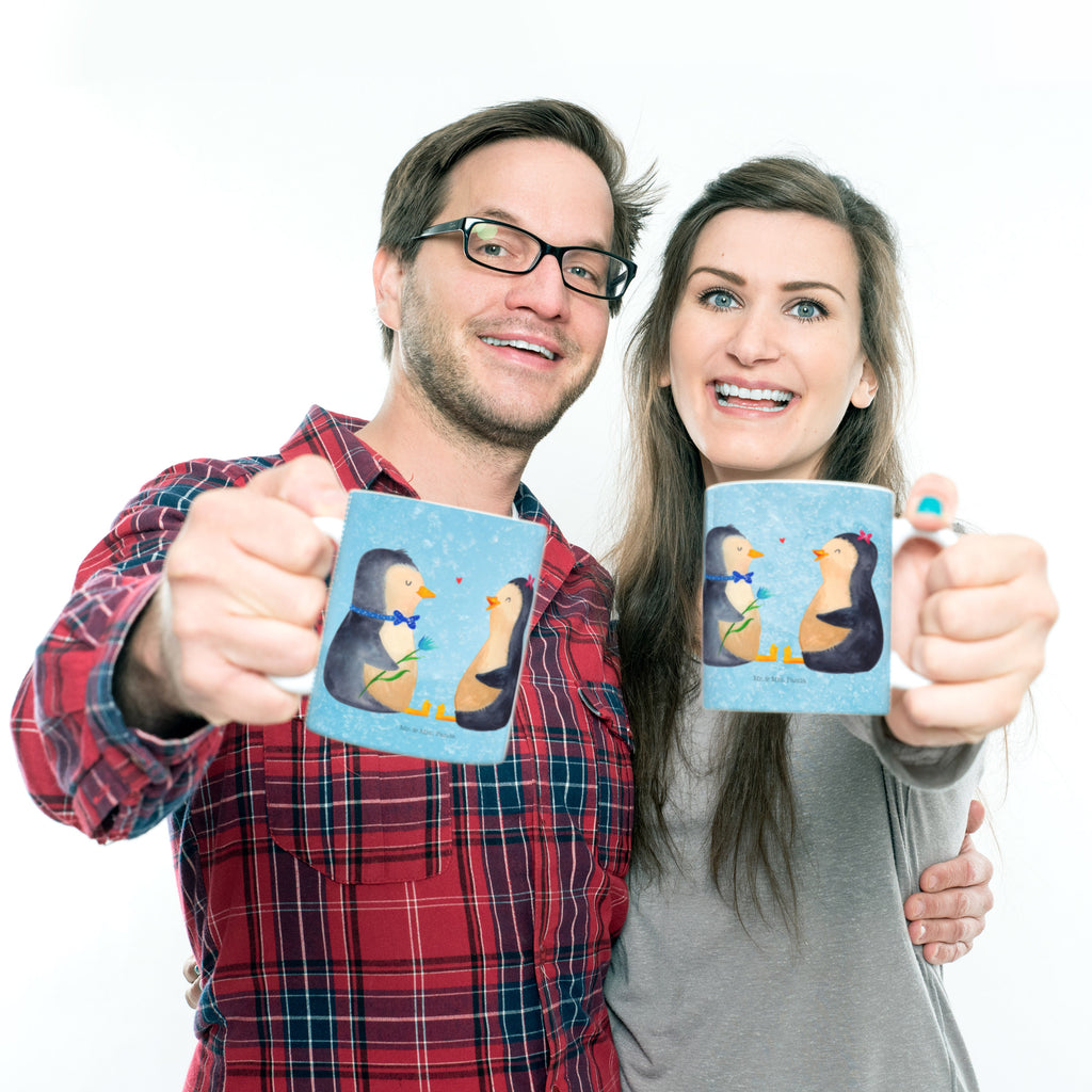 Kindertasse Pinguin Pärchen Kunststoff Tasse, Kindergarten, Tasse, Trinkbecher, Camping Becher, Kaffeetasse, Kunststoffbecher, Kindergartenbecher, Outdoorgeschirr, Kunststoffgeschirr, Reisebecher, Reisetasse, Kinderbecher, Pinguin, Pinguine, Liebe, Liebespaar, Liebesbeweis, Liebesgeschenk, Verlobung, Jahrestag, Hochzeitstag, Hochzeit, Hochzeitsgeschenk, große Liebe, Traumpaar