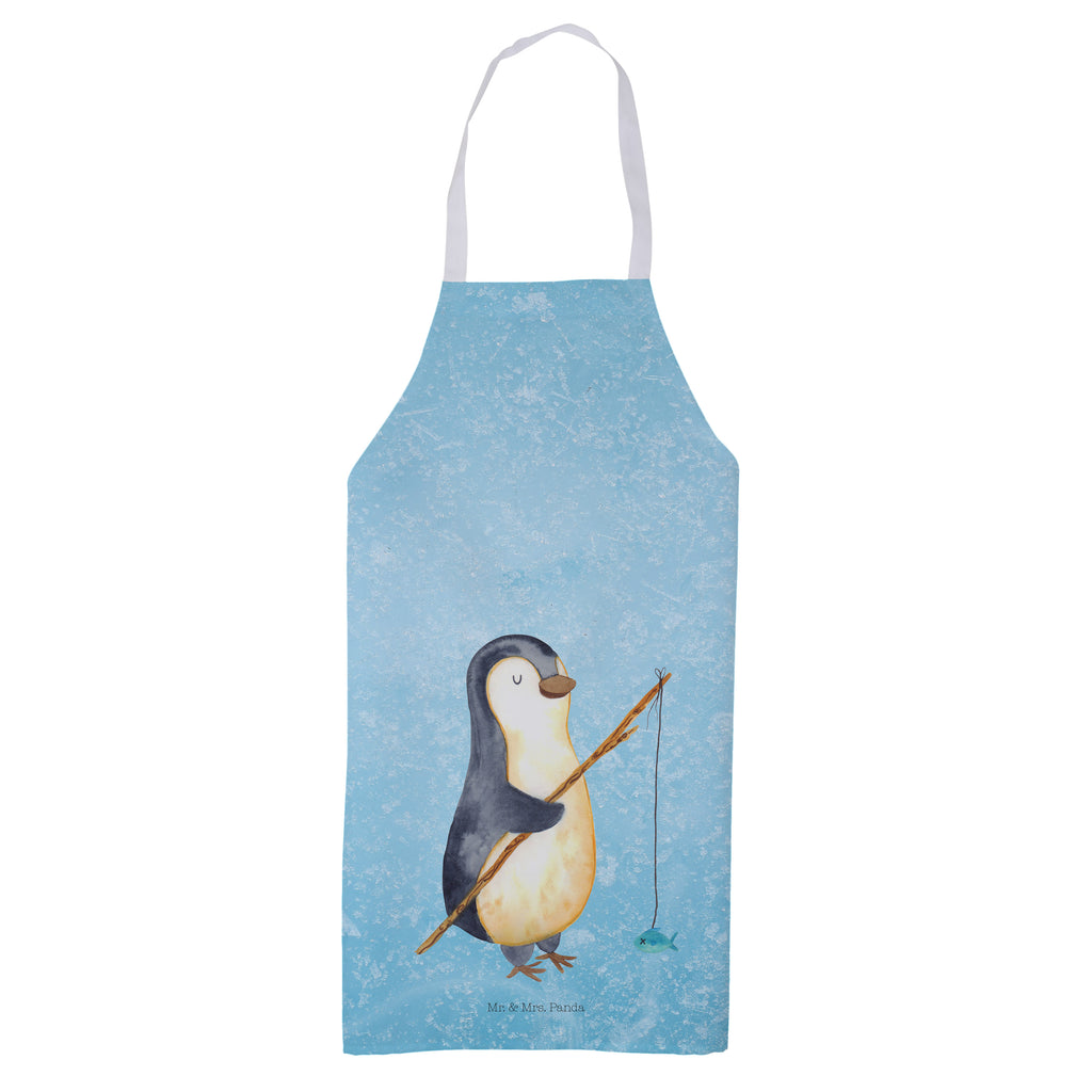 Kochschürze Pinguin Angler Schürze, Backschürze, Küchenschürze, Grillschürze, Latzschürze, Pinguin, Pinguine, Angeln, Angler, Tagträume, Hobby, Plan, Planer, Tagesplan, Neustart, Motivation, Geschenk, Freundinnen, Geschenkidee, Urlaub, Wochenende