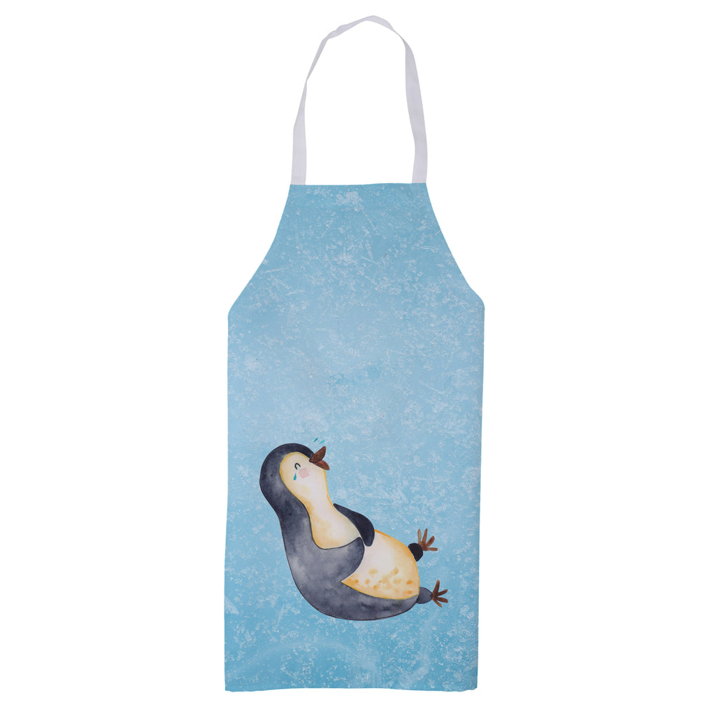 Kochschürze Pinguin lachend Schürze, Backschürze, Küchenschürze, Grillschürze, Latzschürze, Pinguin, Pinguine, lustiger Spruch, Optimismus, Fröhlich, Lachen, Humor, Fröhlichkeit