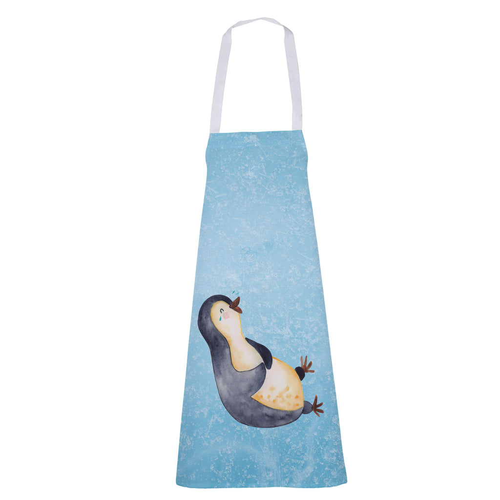 Kochschürze Pinguin lachend Schürze, Backschürze, Küchenschürze, Grillschürze, Latzschürze, Pinguin, Pinguine, lustiger Spruch, Optimismus, Fröhlich, Lachen, Humor, Fröhlichkeit