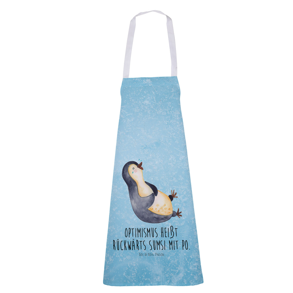 Kochschürze Pinguin lachend Schürze, Backschürze, Küchenschürze, Grillschürze, Latzschürze, Pinguin, Pinguine, lustiger Spruch, Optimismus, Fröhlich, Lachen, Humor, Fröhlichkeit