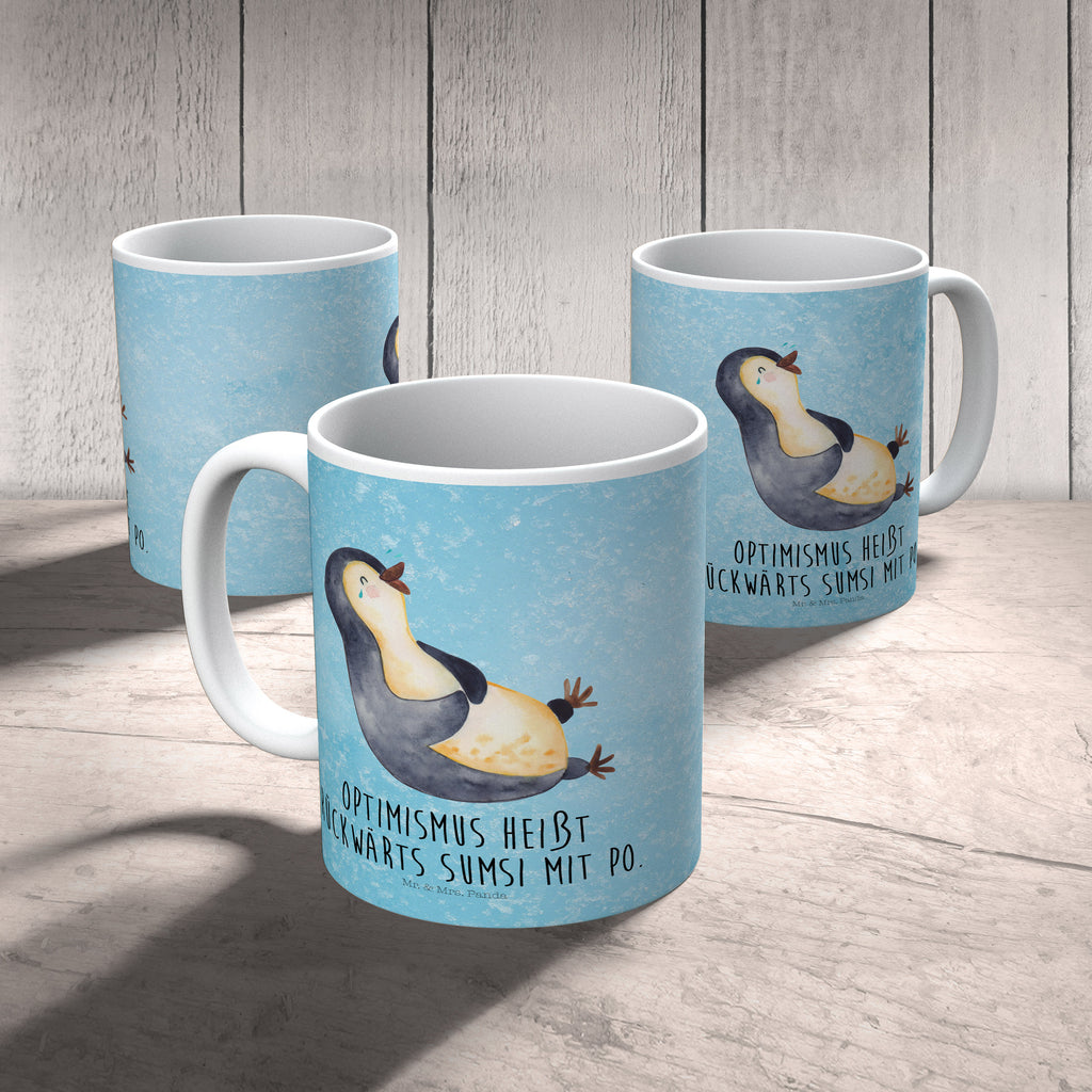 Kindertasse Pinguin lachend Kunststoff Tasse, Kindergarten, Tasse, Trinkbecher, Camping Becher, Kaffeetasse, Kunststoffbecher, Kindergartenbecher, Outdoorgeschirr, Kunststoffgeschirr, Reisebecher, Reisetasse, Kinderbecher, Pinguin, Pinguine, lustiger Spruch, Optimismus, Fröhlich, Lachen, Humor, Fröhlichkeit