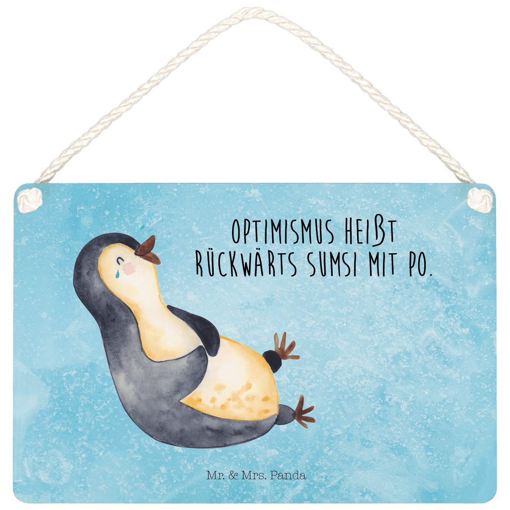 Deko Schild Pinguin lachend Dekoschild, Deko Schild, Schild, Tür Schild, Türschild, Holzschild, Wandschild, Wanddeko, Pinguin, Pinguine, lustiger Spruch, Optimismus, Fröhlich, Lachen, Humor, Fröhlichkeit