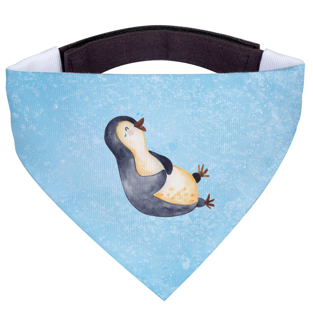 Hundehalstuch M Pinguin lachend Hundehalstuch, Halstuch, Hunde, Tuch, mittel, mittelgroße Hunde, Pinguin, Pinguine, lustiger Spruch, Optimismus, Fröhlich, Lachen, Humor, Fröhlichkeit