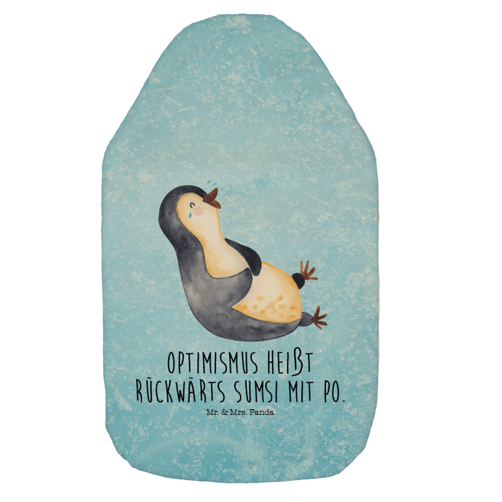 Wärmflasche Pinguin lachend Wärmekissen, Kinderwärmflasche, Körnerkissen, Wärmflaschenbezug, Wärmflasche mit Bezug, Pinguin, Pinguine, lustiger Spruch, Optimismus, Fröhlich, Lachen, Humor, Fröhlichkeit