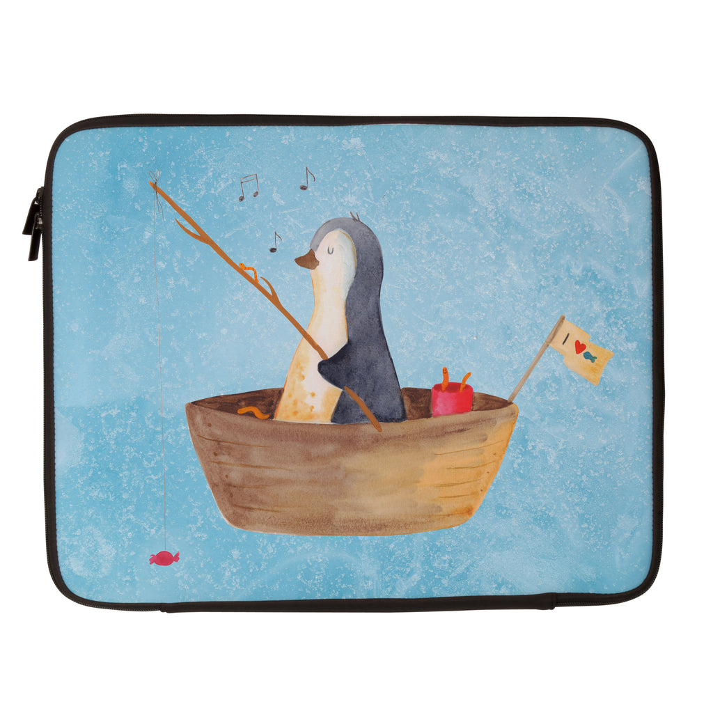 20 x 28 Notebook Tasche  Pinguin Angelboot Notebook Tasche, Laptop, Computertasche, Tasche, Pinguin, Pinguine, Angeln, Boot, Angelboot, Lebenslust, Leben, genießen, Motivation, Neustart, Neuanfang, Trennung, Scheidung, Geschenkidee Liebeskummer