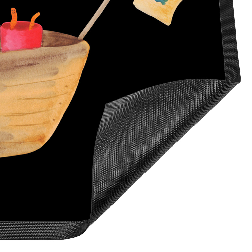 Fußmatte Pinguin Angelboot Türvorleger, Schmutzmatte, Fußabtreter, Matte, Schmutzfänger, Fußabstreifer, Schmutzfangmatte, Türmatte, Motivfußmatte, Haustürmatte, Vorleger, Pinguin, Pinguine, Angeln, Boot, Angelboot, Lebenslust, Leben, genießen, Motivation, Neustart, Neuanfang, Trennung, Scheidung, Geschenkidee Liebeskummer