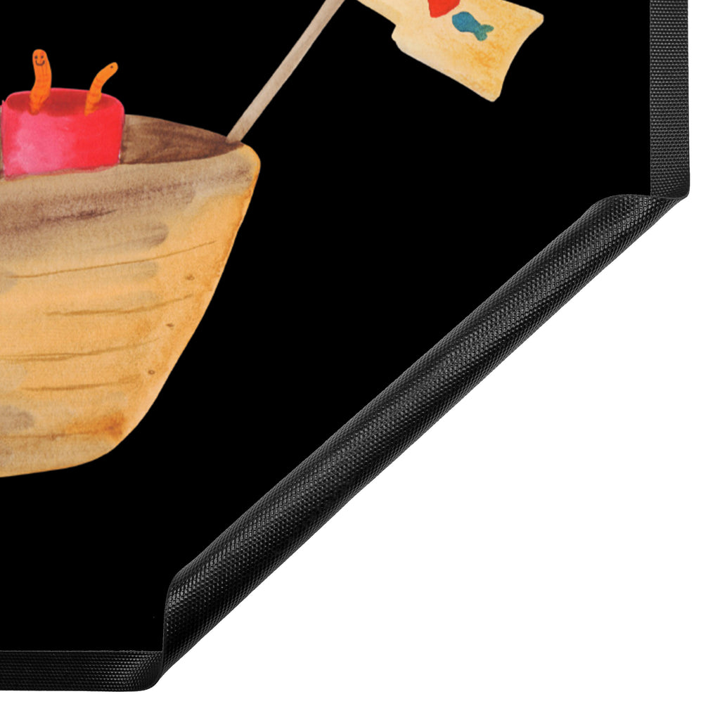 Fußmatte Pinguin Angelboot Türvorleger, Schmutzmatte, Fußabtreter, Matte, Schmutzfänger, Fußabstreifer, Schmutzfangmatte, Türmatte, Motivfußmatte, Haustürmatte, Vorleger, Pinguin, Pinguine, Angeln, Boot, Angelboot, Lebenslust, Leben, genießen, Motivation, Neustart, Neuanfang, Trennung, Scheidung, Geschenkidee Liebeskummer