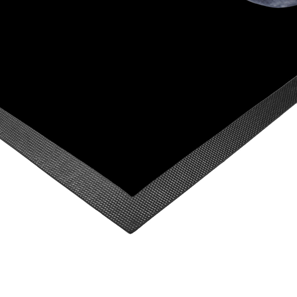 Fußmatte Pinguin Blumenkranz Türvorleger, Schmutzmatte, Fußabtreter, Matte, Schmutzfänger, Fußabstreifer, Schmutzfangmatte, Türmatte, Motivfußmatte, Haustürmatte, Vorleger, Pinguin, Pinguine, Blumenkranz, Universum, Leben, Wünsche, Ziele, Lebensziele, Motivation, Lebenslust, Liebeskummer, Geschenkidee