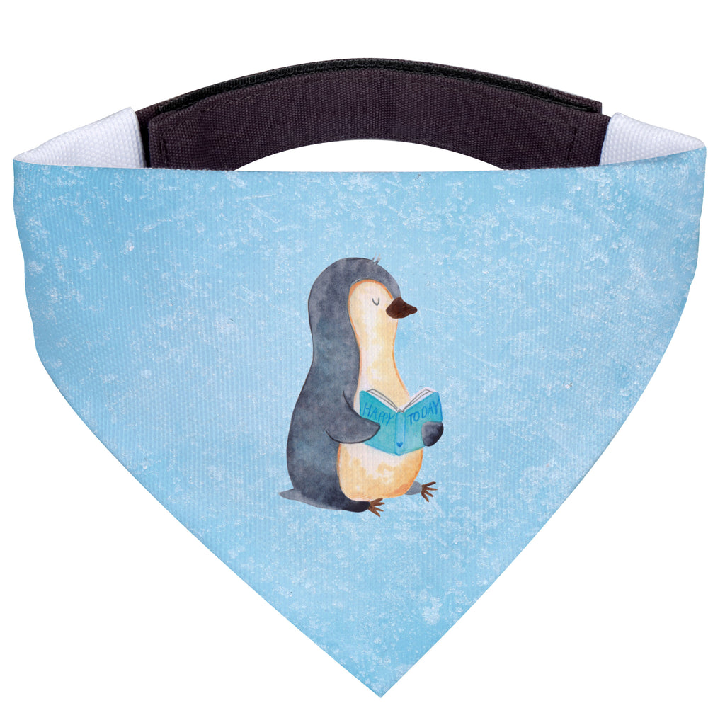 Hundehalstuch M Pinguin Buch Hundehalstuch, Halstuch, Hunde, Tuch, mittel, mittelgroße Hunde, Pinguin, Pinguine, Buch, Lesen, Bücherwurm, Nichtstun, Faulenzen, Ferien, Urlaub, Freizeit