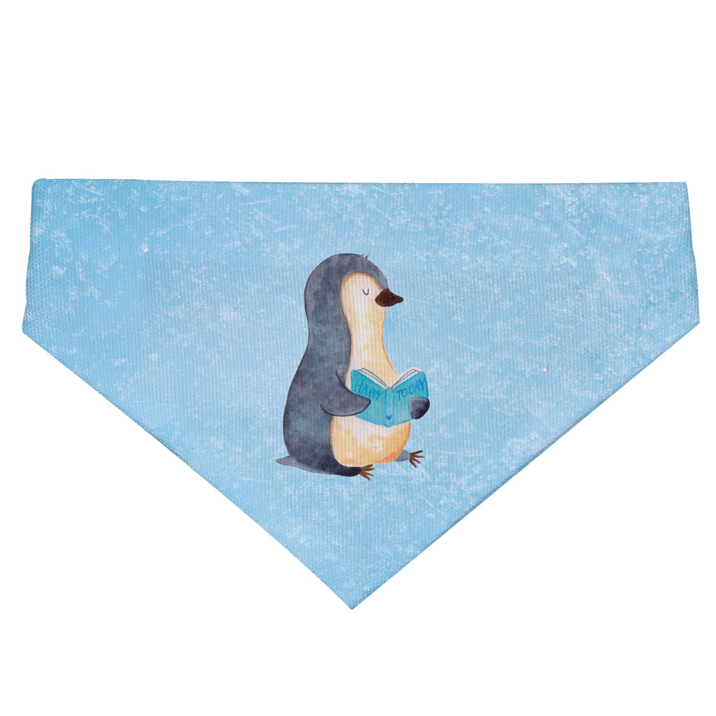 Hundehalstuch M Pinguin Buch Hundehalstuch, Halstuch, Hunde, Tuch, mittel, mittelgroße Hunde, Pinguin, Pinguine, Buch, Lesen, Bücherwurm, Nichtstun, Faulenzen, Ferien, Urlaub, Freizeit