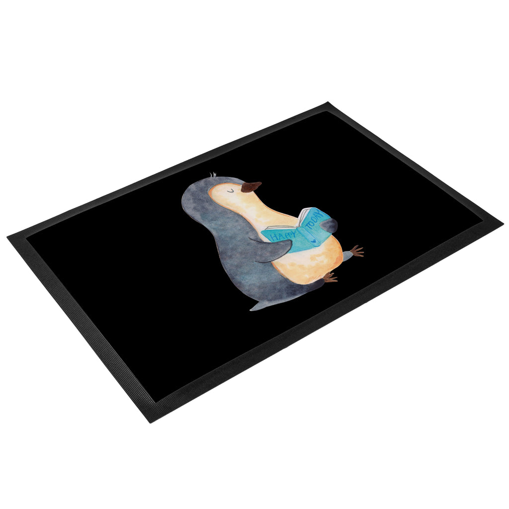 Fußmatte Pinguin Buch