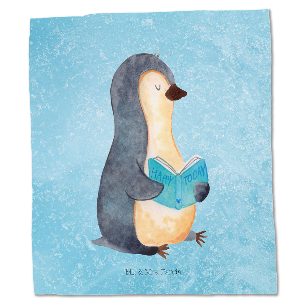 Tragetasche Pinguin Buch Beuteltasche, Beutel, Einkaufstasche, Jutebeutel, Stoffbeutel, Pinguin, Pinguine, Buch, Lesen, Bücherwurm, Nichtstun, Faulenzen, Ferien, Urlaub, Freizeit