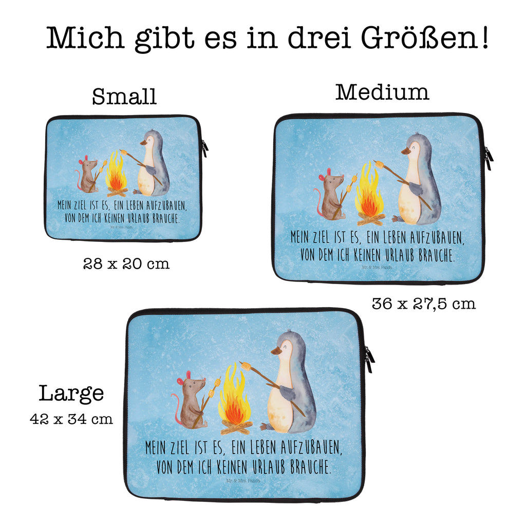 33 x 42 Notebook Tasche Pinguin Lagerfeuer Notebook Tasche, Laptop, Computertasche, Tasche, Schutzhülle, Pinguin, Maus, Pinguine, Lagerfeuer, Leben, Arbeit, Job, Motivation, Büro, Büroalltag, Lebensspruch, Lebensmotivation, Neustart, Liebe, grillen, Feuer, Marshmallows