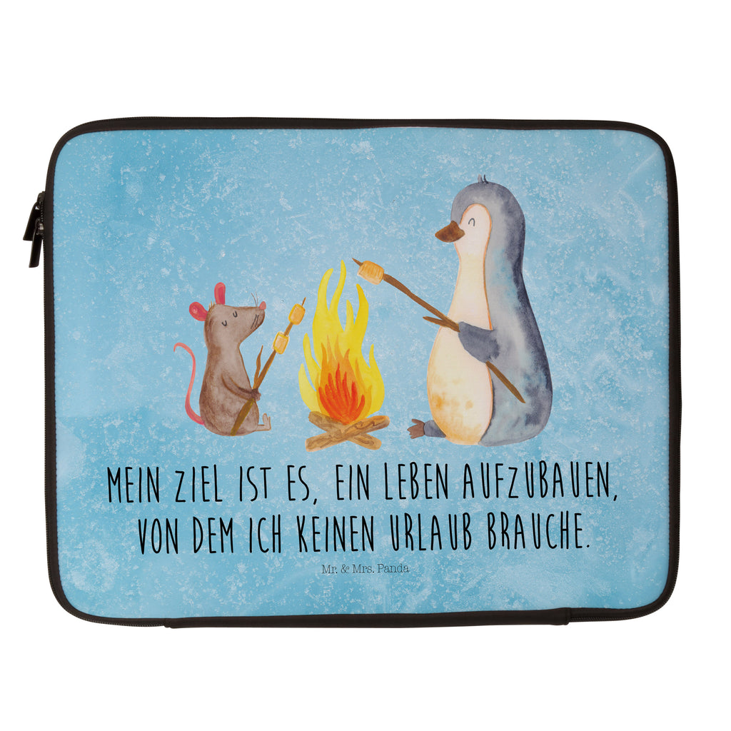 20 x 28 Notebook Tasche  Pinguin Lagerfeuer Notebook Tasche, Laptop, Computertasche, Tasche, Pinguin, Maus, Pinguine, Lagerfeuer, Leben, Arbeit, Job, Motivation, Büro, Büroalltag, Lebensspruch, Lebensmotivation, Neustart, Liebe, grillen, Feuer, Marshmallows