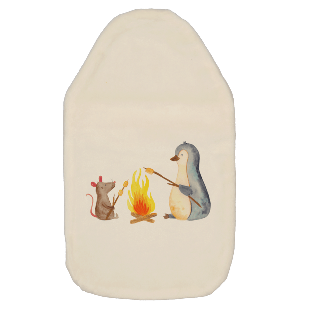 Wärmflasche Pinguin Lagerfeuer Wärmekissen, Kinderwärmflasche, Körnerkissen, Wärmflaschenbezug, Wärmflasche mit Bezug, Pinguin, Maus, Pinguine, Lagerfeuer, Leben, Arbeit, Job, Motivation, Büro, Büroalltag, Lebensspruch, Lebensmotivation, Neustart, Liebe, grillen, Feuer, Marshmallows