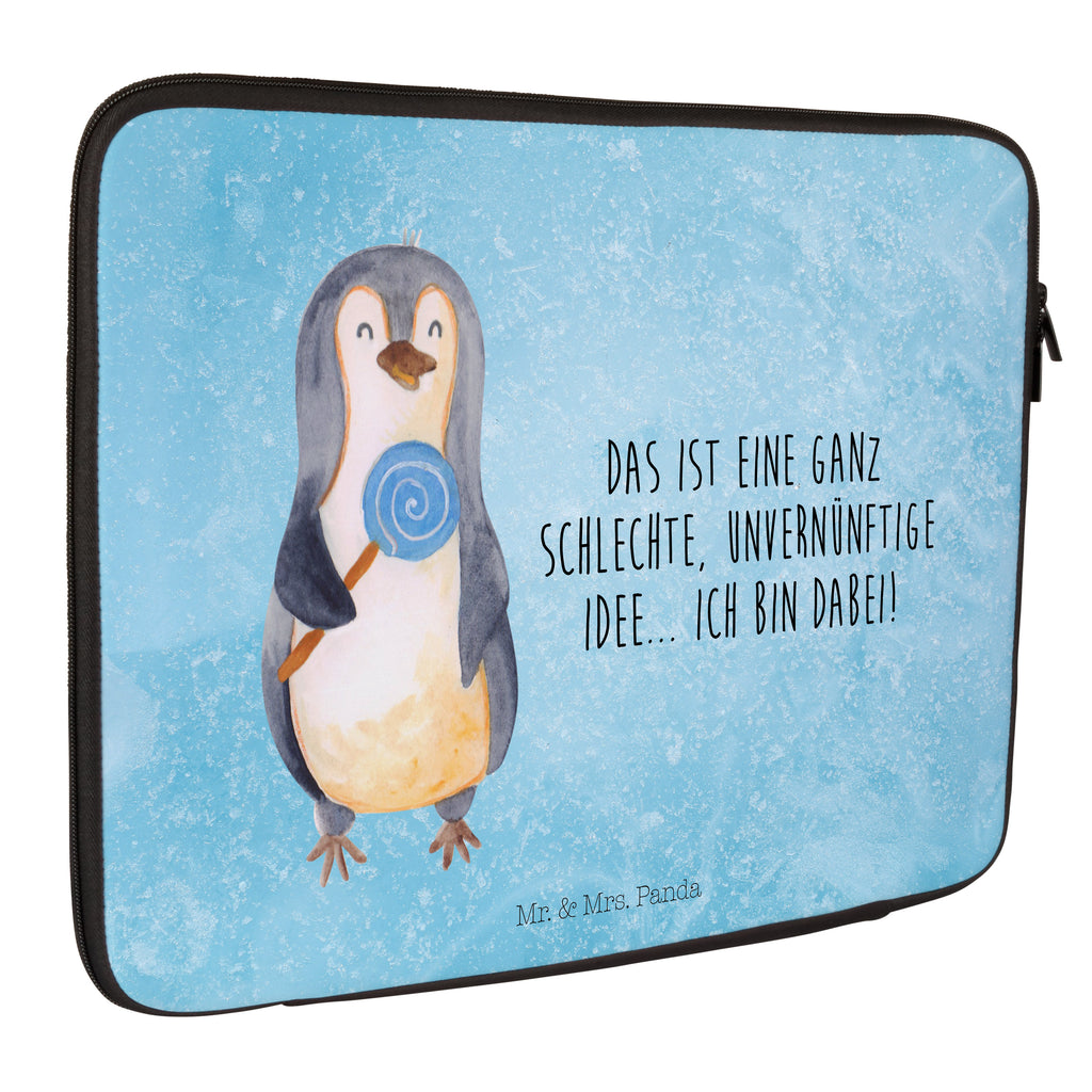 20 x 28 Notebook Tasche  Pinguin Lolli Notebook Tasche, Laptop, Computertasche, Tasche, Pinguin, Pinguine, Lolli, Süßigkeiten, Blödsinn, Spruch, Rebell, Gauner, Ganove, Rabauke