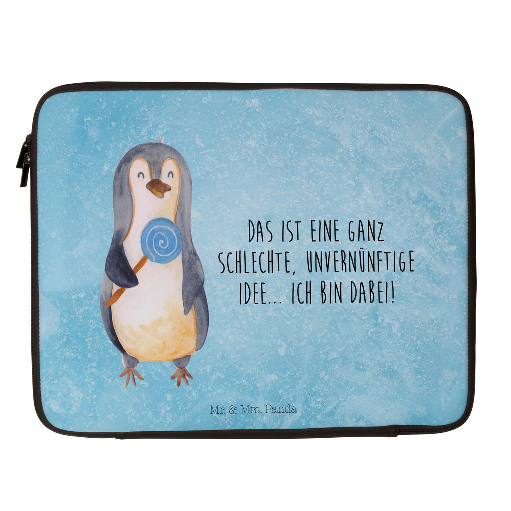 20 x 28 Notebook Tasche  Pinguin Lolli Notebook Tasche, Laptop, Computertasche, Tasche, Pinguin, Pinguine, Lolli, Süßigkeiten, Blödsinn, Spruch, Rebell, Gauner, Ganove, Rabauke
