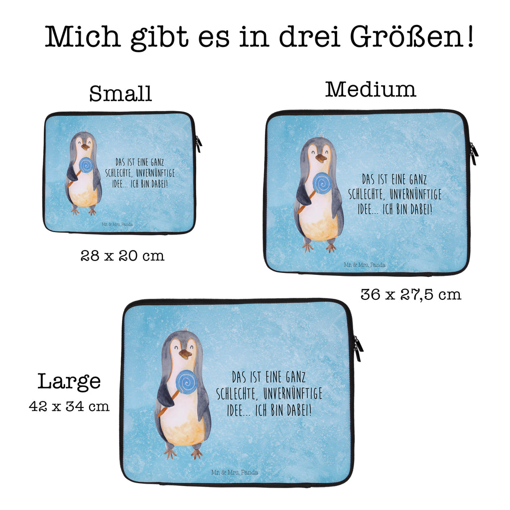 20 x 28 Notebook Tasche  Pinguin Lolli Notebook Tasche, Laptop, Computertasche, Tasche, Pinguin, Pinguine, Lolli, Süßigkeiten, Blödsinn, Spruch, Rebell, Gauner, Ganove, Rabauke
