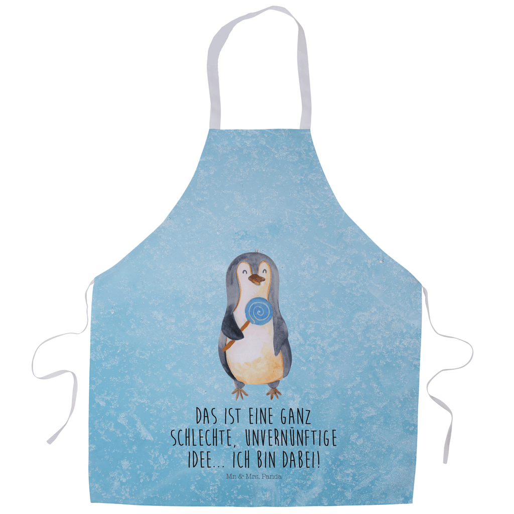 Kochschürze Pinguin Lolli Schürze, Backschürze, Küchenschürze, Grillschürze, Latzschürze, Pinguin, Pinguine, Lolli, Süßigkeiten, Blödsinn, Spruch, Rebell, Gauner, Ganove, Rabauke