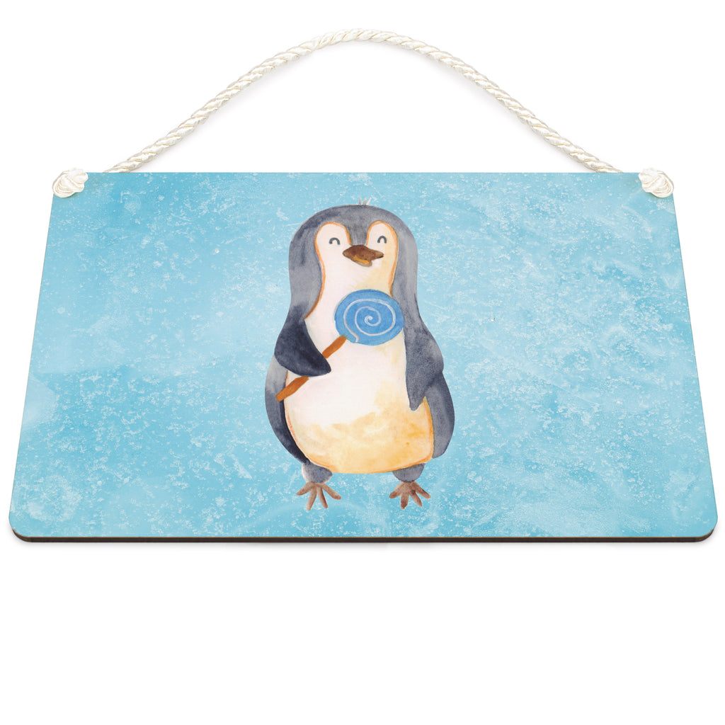 Deko Schild Pinguin Lolli Dekoschild, Deko Schild, Schild, Tür Schild, Türschild, Holzschild, Wandschild, Wanddeko, Pinguin, Pinguine, Lolli, Süßigkeiten, Blödsinn, Spruch, Rebell, Gauner, Ganove, Rabauke