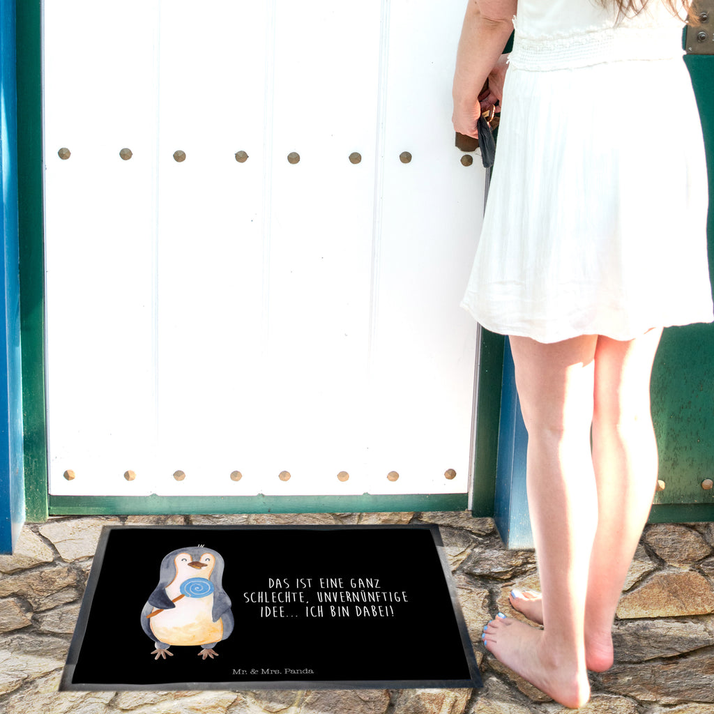 Fußmatte Pinguin Lolli