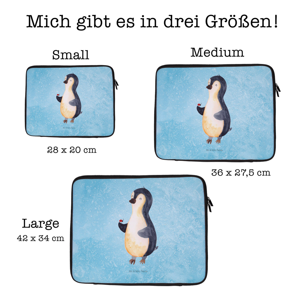 20 x 28 Notebook Tasche  Pinguin Marienkäfer Notebook Tasche, Laptop, Computertasche, Tasche, Pinguin, Pinguine, Marienkäfer, Liebe, Wunder, Glück, Freude, Lebensfreude