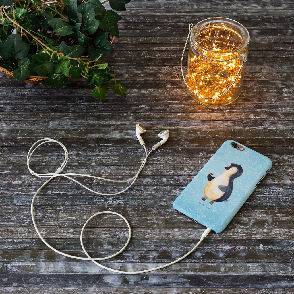 Iphone 6 / 6S Handyhülle Pinguin Marienkäfer Handyhülle, Handycover, Cover, Handy, Hülle, Iphone 6, Iphone 6s, Pinguin, Pinguine, Marienkäfer, Liebe, Wunder, Glück, Freude, Lebensfreude