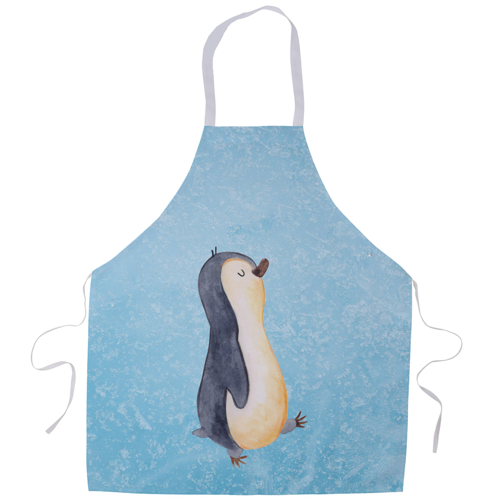 Kochschürze Pinguin marschierend Schürze, Backschürze, Küchenschürze, Grillschürze, Latzschürze, Pinguin, Pinguine, Frühaufsteher, Langschläfer, Bruder, Schwester, Familie