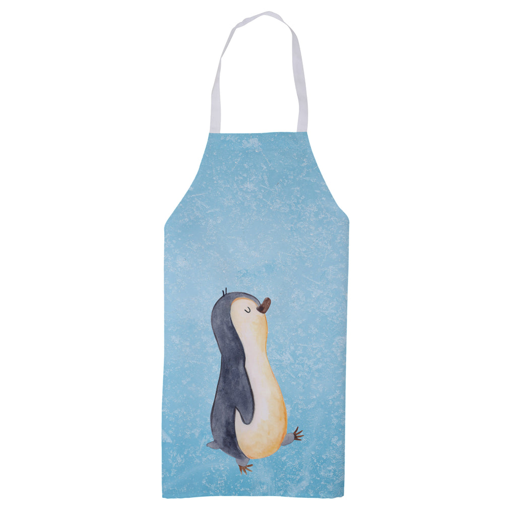 Kochschürze Pinguin marschierend Schürze, Backschürze, Küchenschürze, Grillschürze, Latzschürze, Pinguin, Pinguine, Frühaufsteher, Langschläfer, Bruder, Schwester, Familie