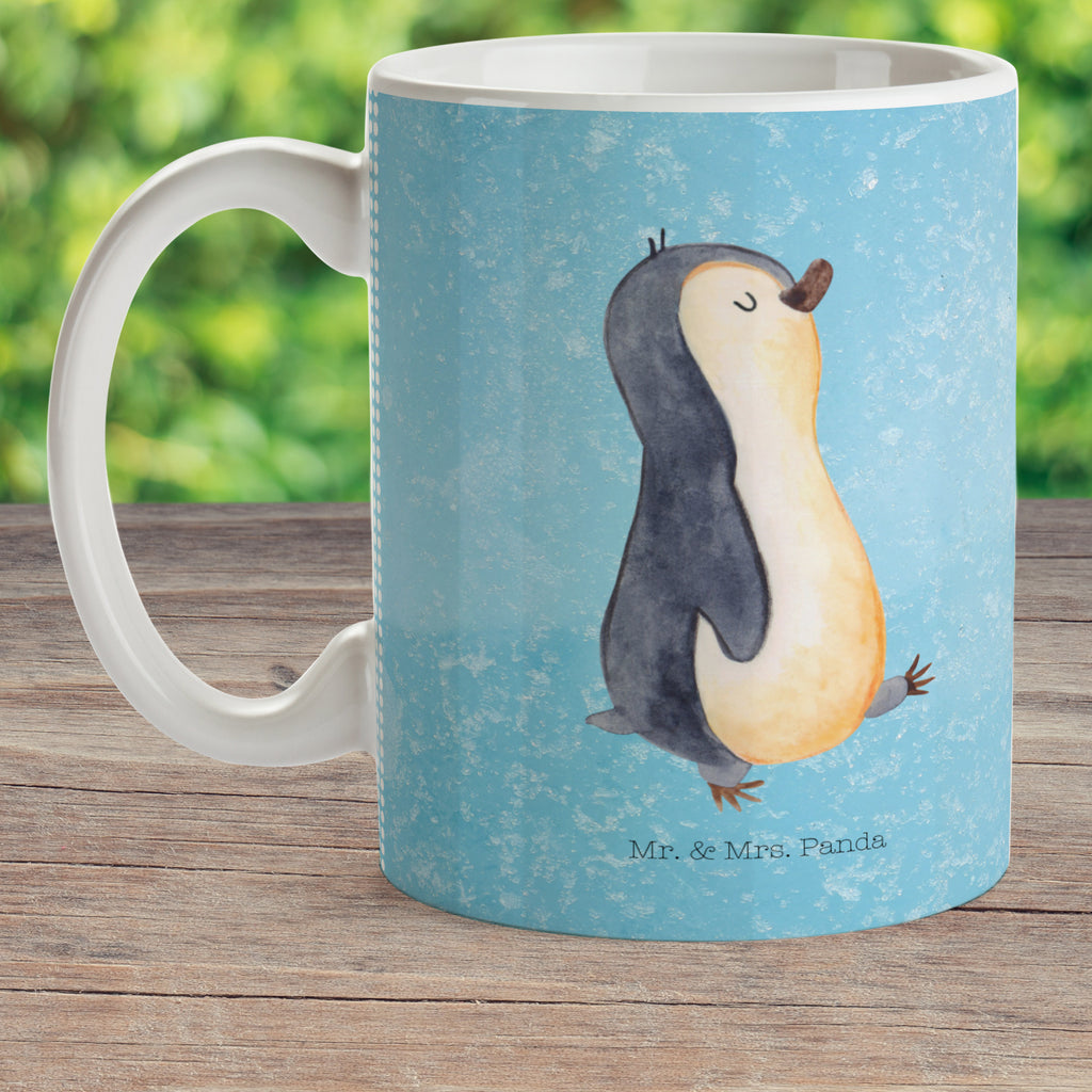 Kindertasse Pinguin marschierend Kunststoff Tasse, Kindergarten, Tasse, Trinkbecher, Camping Becher, Kaffeetasse, Kunststoffbecher, Kindergartenbecher, Outdoorgeschirr, Kunststoffgeschirr, Reisebecher, Reisetasse, Kinderbecher, Pinguin, Pinguine, Frühaufsteher, Langschläfer, Bruder, Schwester, Familie