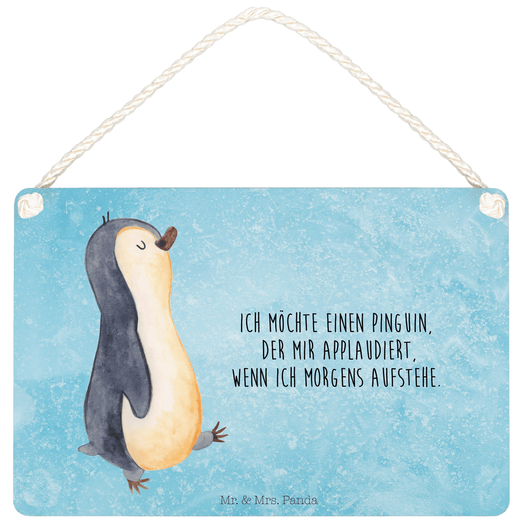 Deko Schild Pinguin marschierend Dekoschild, Deko Schild, Schild, Tür Schild, Türschild, Holzschild, Wandschild, Wanddeko, Pinguin, Pinguine, Frühaufsteher, Langschläfer, Bruder, Schwester, Familie