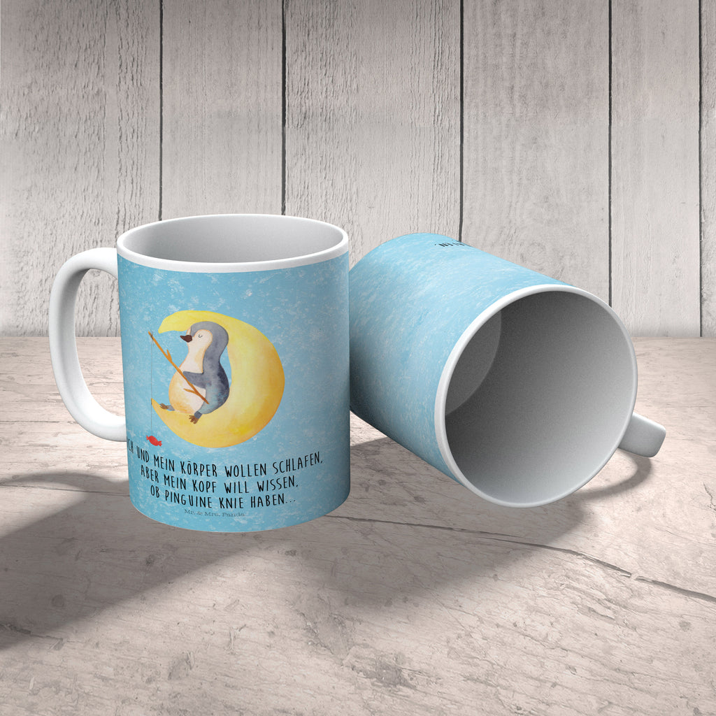 Kindertasse Pinguin Mond Kunststoff Tasse, Kindergarten, Tasse, Trinkbecher, Camping Becher, Kaffeetasse, Kunststoffbecher, Kindergartenbecher, Outdoorgeschirr, Kunststoffgeschirr, Reisebecher, Reisetasse, Kinderbecher, Pinguin, Pinguine, Spruch, schlafen, Nachtruhe, Einschlafen, Schlafzimmer, Schlafstörungen, Gästezimmer