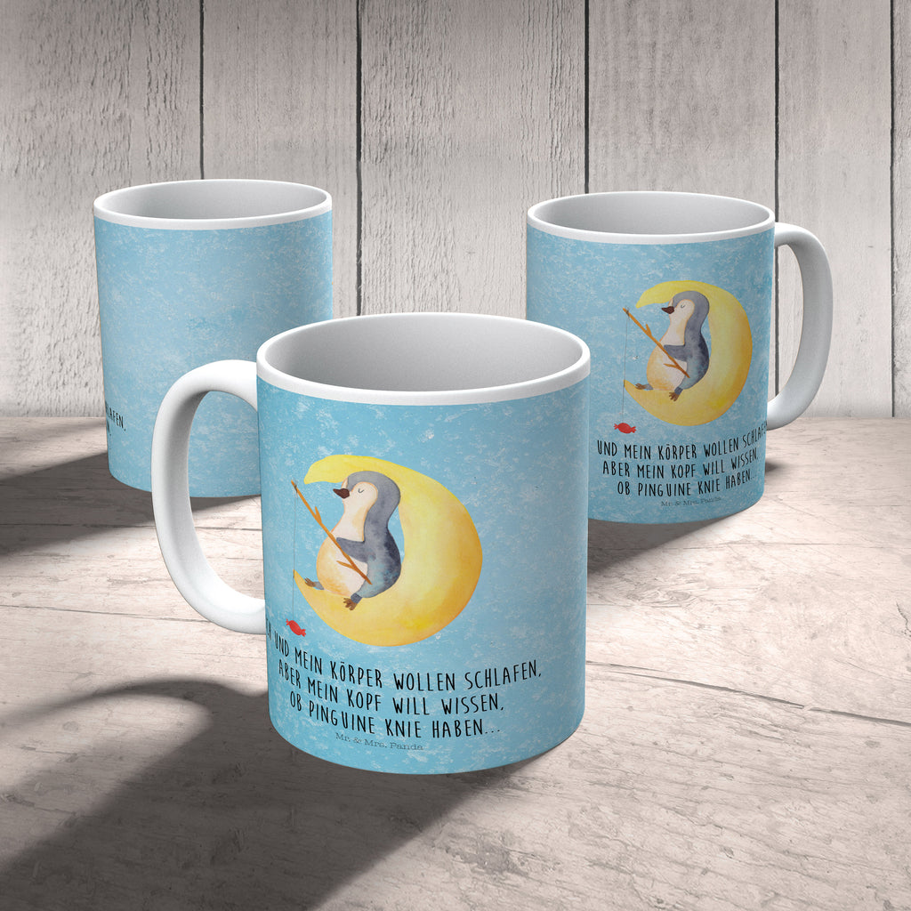 Kindertasse Pinguin Mond Kunststoff Tasse, Kindergarten, Tasse, Trinkbecher, Camping Becher, Kaffeetasse, Kunststoffbecher, Kindergartenbecher, Outdoorgeschirr, Kunststoffgeschirr, Reisebecher, Reisetasse, Kinderbecher, Pinguin, Pinguine, Spruch, schlafen, Nachtruhe, Einschlafen, Schlafzimmer, Schlafstörungen, Gästezimmer