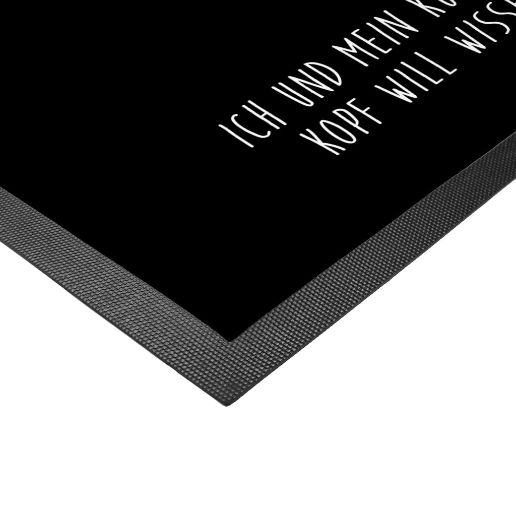 Fußmatte Pinguin Mond Türvorleger, Schmutzmatte, Fußabtreter, Matte, Schmutzfänger, Fußabstreifer, Schmutzfangmatte, Türmatte, Motivfußmatte, Haustürmatte, Vorleger, Pinguin, Pinguine, Spruch, schlafen, Nachtruhe, Einschlafen, Schlafzimmer, Schlafstörungen, Gästezimmer