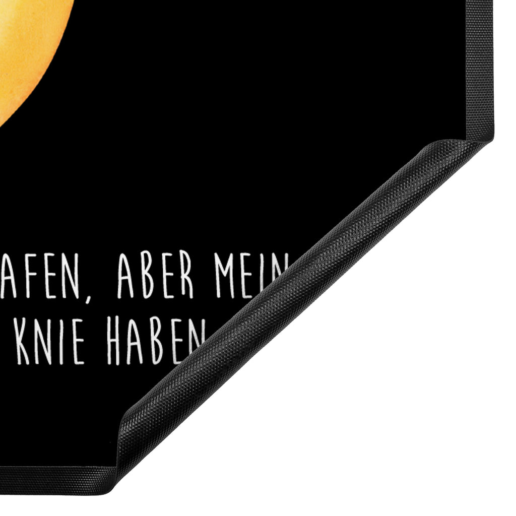 Fußmatte Pinguin Mond Türvorleger, Schmutzmatte, Fußabtreter, Matte, Schmutzfänger, Fußabstreifer, Schmutzfangmatte, Türmatte, Motivfußmatte, Haustürmatte, Vorleger, Pinguin, Pinguine, Spruch, schlafen, Nachtruhe, Einschlafen, Schlafzimmer, Schlafstörungen, Gästezimmer