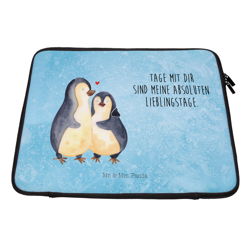 20 x 28 Notebook Tasche  Pinguin umarmend Notebook Tasche, Laptop, Computertasche, Tasche, Pinguin, Liebe, Liebespaar, Liebesbeweis, Liebesgeschenk, Verlobung, Jahrestag, Hochzeitstag, Hochzeit, Hochzeitsgeschenk
