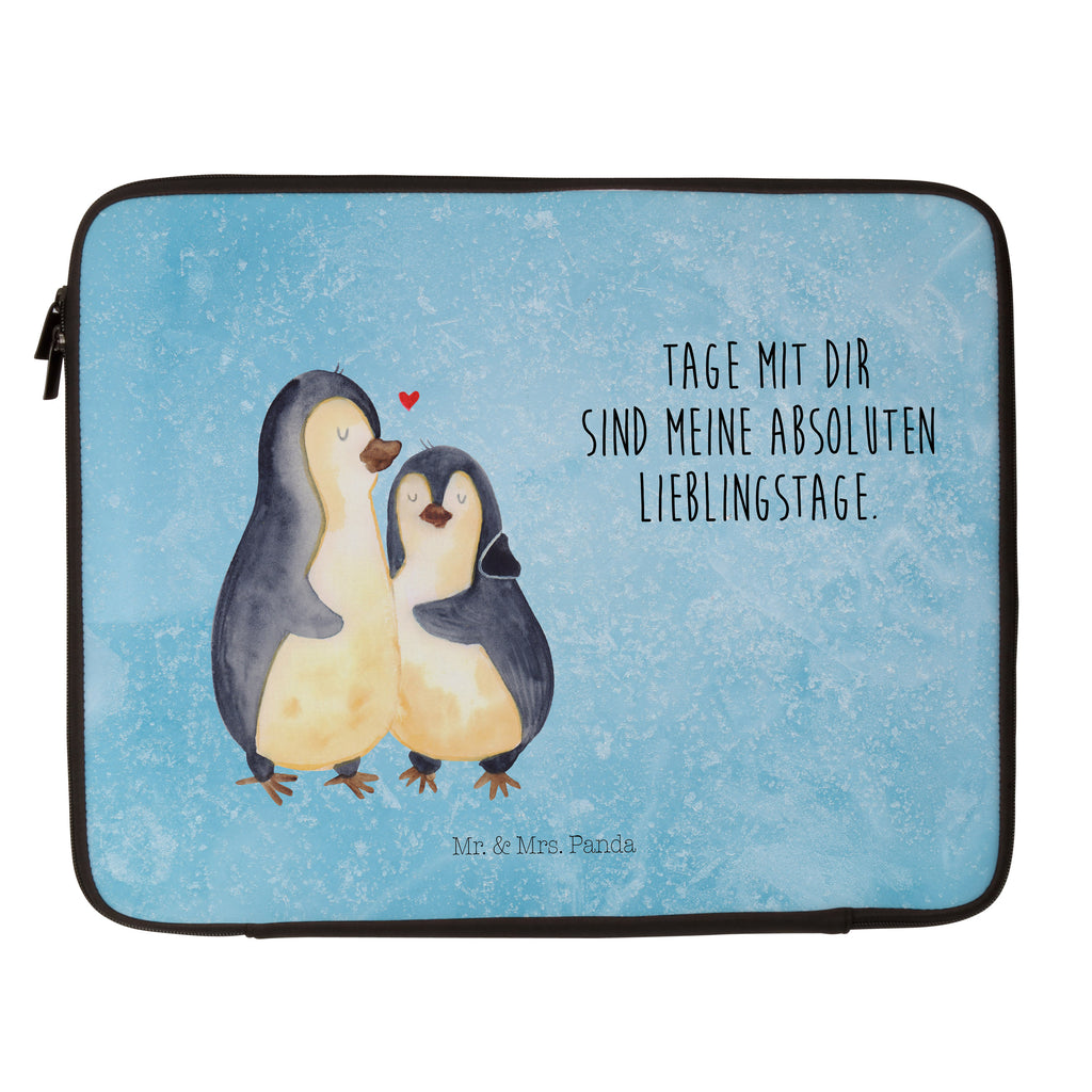 20 x 28 Notebook Tasche  Pinguin umarmend Notebook Tasche, Laptop, Computertasche, Tasche, Pinguin, Liebe, Liebespaar, Liebesbeweis, Liebesgeschenk, Verlobung, Jahrestag, Hochzeitstag, Hochzeit, Hochzeitsgeschenk