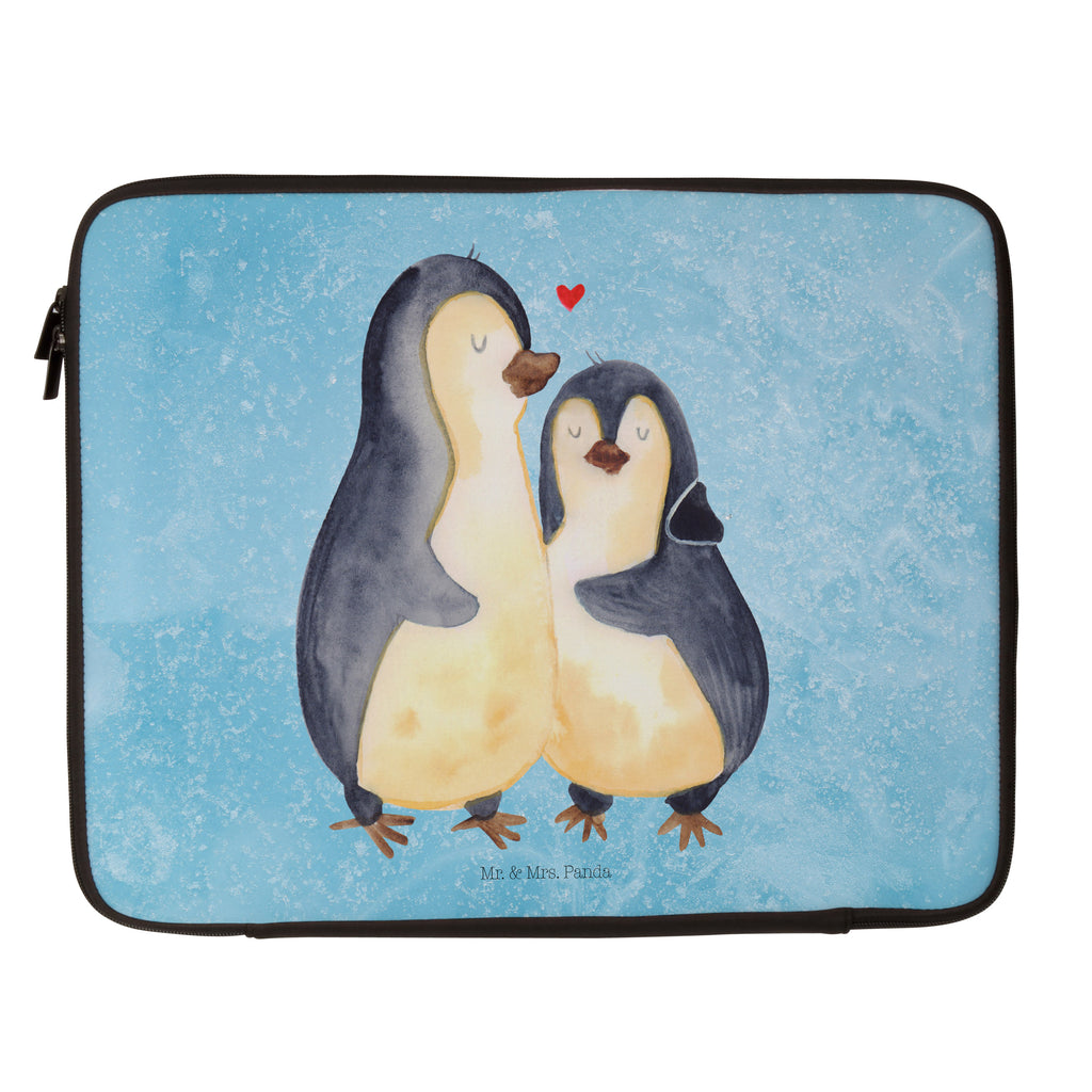 20 x 28 Notebook Tasche  Pinguin umarmend Notebook Tasche, Laptop, Computertasche, Tasche, Pinguin, Liebe, Liebespaar, Liebesbeweis, Liebesgeschenk, Verlobung, Jahrestag, Hochzeitstag, Hochzeit, Hochzeitsgeschenk