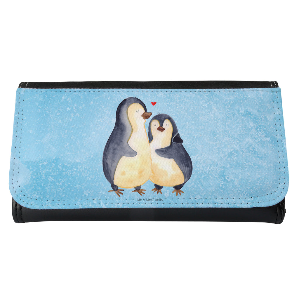 Damen Portemonnaie Pinguin umarmend Portemonnaie, Portemonee, Geldbörse, Damen, Groß, XXL, Geldbeutel, Portemonnaies, Pinguin, Liebe, Liebespaar, Liebesbeweis, Liebesgeschenk, Verlobung, Jahrestag, Hochzeitstag, Hochzeit, Hochzeitsgeschenk