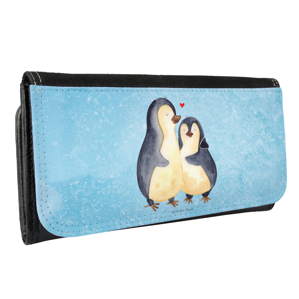 Damen Portemonnaie Pinguin umarmend Portemonnaie, Portemonee, Geldbörse, Damen, Groß, XXL, Geldbeutel, Portemonnaies, Pinguin, Liebe, Liebespaar, Liebesbeweis, Liebesgeschenk, Verlobung, Jahrestag, Hochzeitstag, Hochzeit, Hochzeitsgeschenk