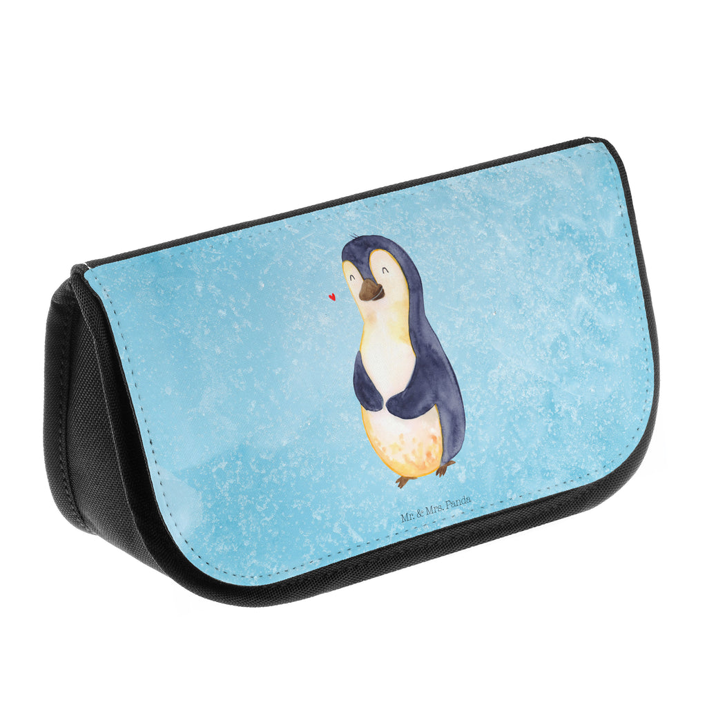 Kosmetiktasche Pinguin Diät Kosmetikbeutel, Kulturtasche, Kulturbeutel, Schminktasche, Make-Up Tasche, Pinguin, Pinguine, Diät, Abnehmen, Abspecken, Gewicht, Motivation, Selbstliebe, Körperliebe, Selbstrespekt