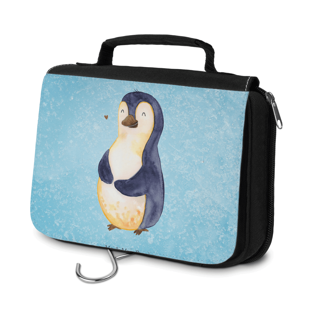 Kulturbeutel Pinguin Diät Kulturbeutel, Zum Aufhängen, Waschtasche, Kosmetiktasche, Damen, Herren, Aufbewahrungstasche, Schminktasche, Kosmetikbeutel, Organizer, Kulturtasche, Schminkutensil, Pinguin, Pinguine, Diät, Abnehmen, Abspecken, Gewicht, Motivation, Selbstliebe, Körperliebe, Selbstrespekt