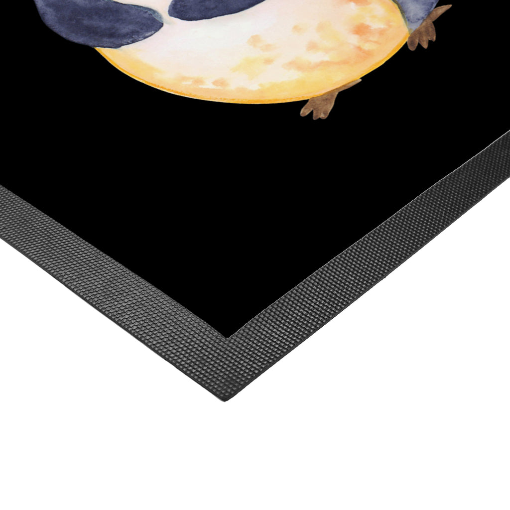 Fußmatte Pinguin Diät Türvorleger, Schmutzmatte, Fußabtreter, Matte, Schmutzfänger, Fußabstreifer, Schmutzfangmatte, Türmatte, Motivfußmatte, Haustürmatte, Vorleger, Pinguin, Pinguine, Diät, Abnehmen, Abspecken, Gewicht, Motivation, Selbstliebe, Körperliebe, Selbstrespekt