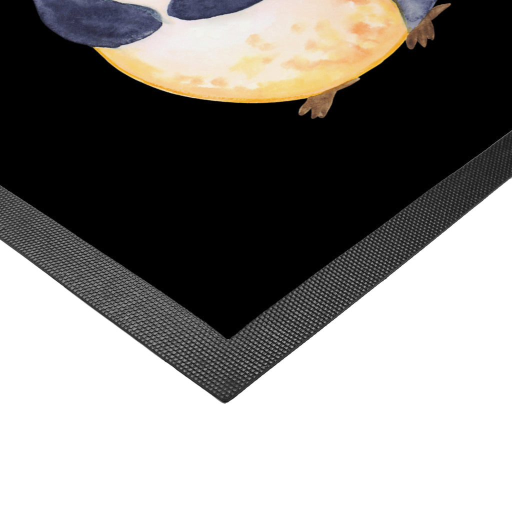 Fußmatte Pinguin Diät Türvorleger, Schmutzmatte, Fußabtreter, Matte, Schmutzfänger, Fußabstreifer, Schmutzfangmatte, Türmatte, Motivfußmatte, Haustürmatte, Vorleger, Pinguin, Pinguine, Diät, Abnehmen, Abspecken, Gewicht, Motivation, Selbstliebe, Körperliebe, Selbstrespekt