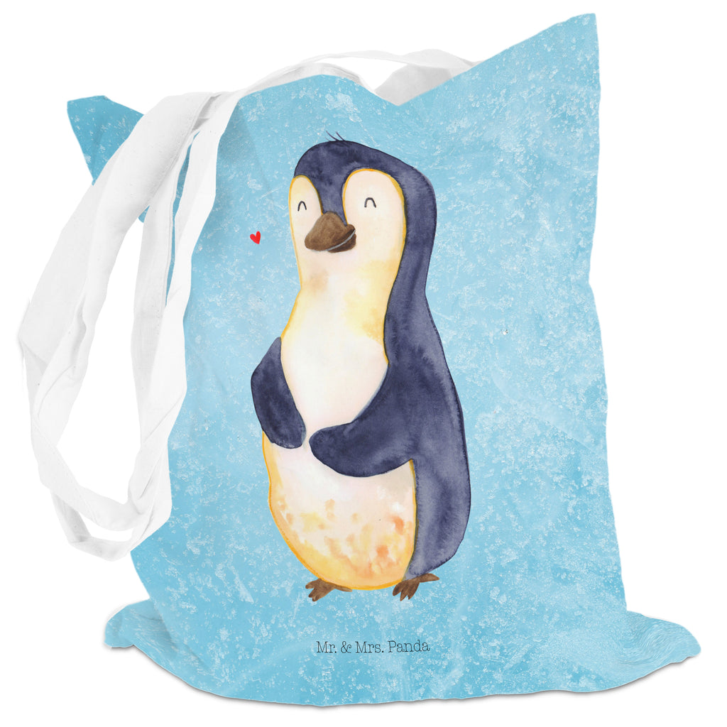 Tragetasche Pinguin Diät Beuteltasche, Beutel, Einkaufstasche, Jutebeutel, Stoffbeutel, Pinguin, Pinguine, Diät, Abnehmen, Abspecken, Gewicht, Motivation, Selbstliebe, Körperliebe, Selbstrespekt