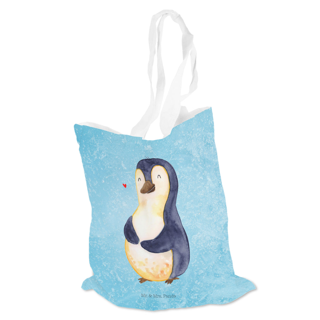 Tragetasche Pinguin Diät Beuteltasche, Beutel, Einkaufstasche, Jutebeutel, Stoffbeutel, Pinguin, Pinguine, Diät, Abnehmen, Abspecken, Gewicht, Motivation, Selbstliebe, Körperliebe, Selbstrespekt