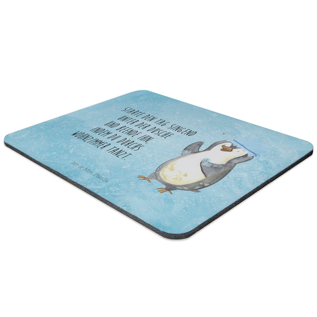 Mauspad Pinguin duscht Mousepad, Computer zubehör, Büroausstattung, PC Zubehör, Arbeitszimmer, Mauspad, Einzigartiges Mauspad, Designer Mauspad, Pinguin, Pinguine, Dusche, duschen, Lebensmotto, Motivation, Neustart, Neuanfang, glücklich sein
