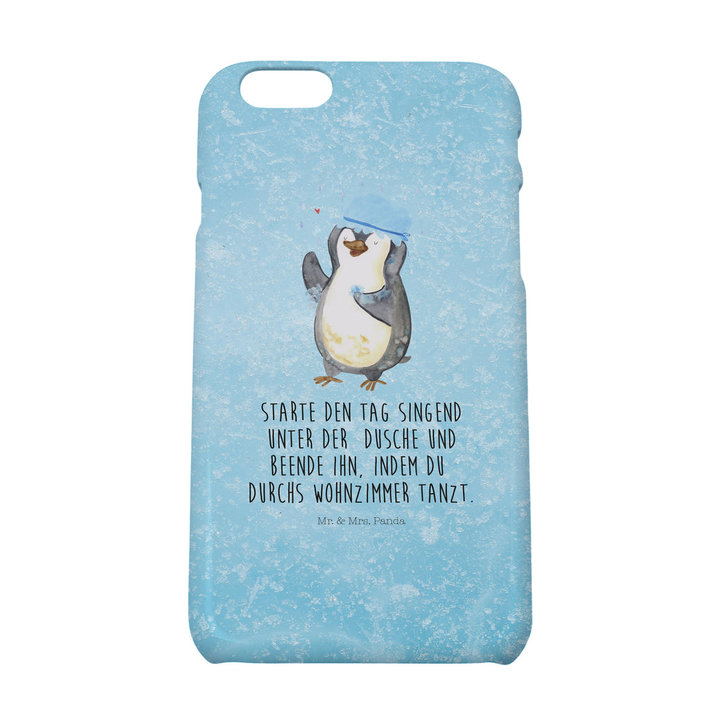 Iphone 8 Handyhülle Pinguin duscht Handyhülle, Handycover, Cover, Handy, Hülle, Iphone 8, Iphone 8S, Pinguin, Pinguine, Dusche, duschen, Lebensmotto, Motivation, Neustart, Neuanfang, glücklich sein