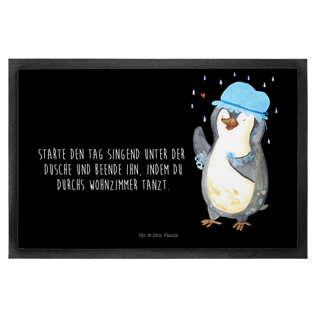 Fußmatte Pinguin duscht